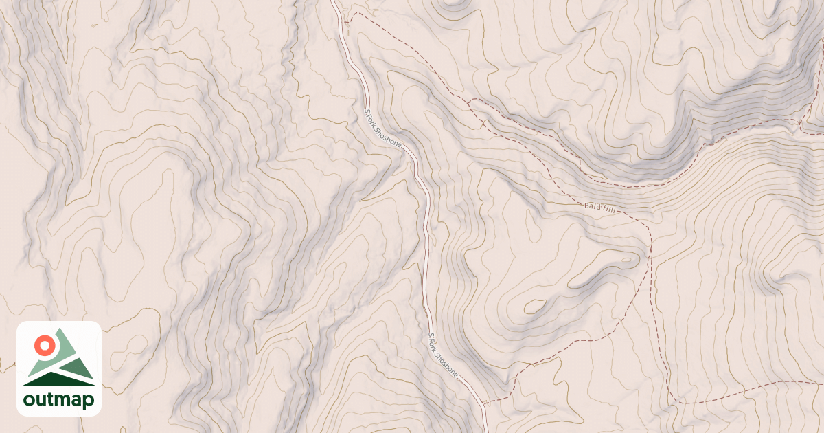 Map of Wagonwheel Springs Loop