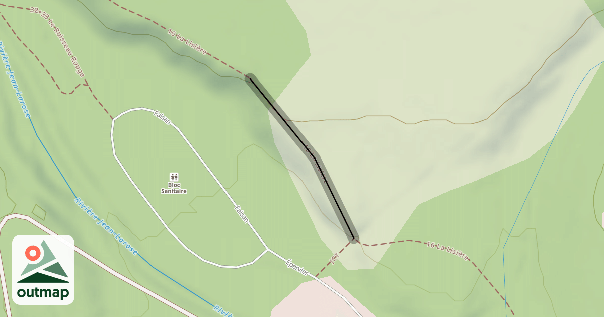 Map of 16 La Lisière
