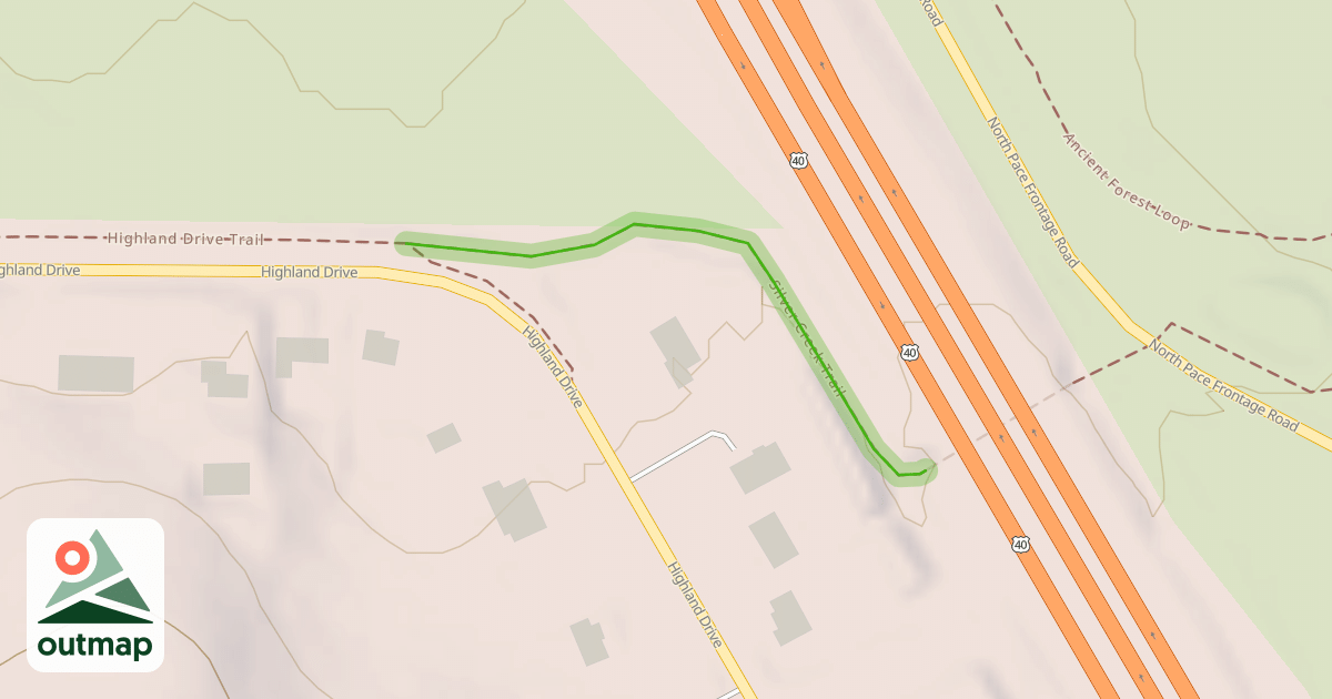 Map of Silver Creek Trail