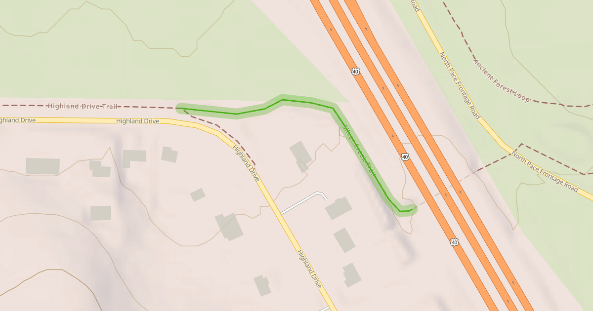 Map preview of Silver Creek Trail
