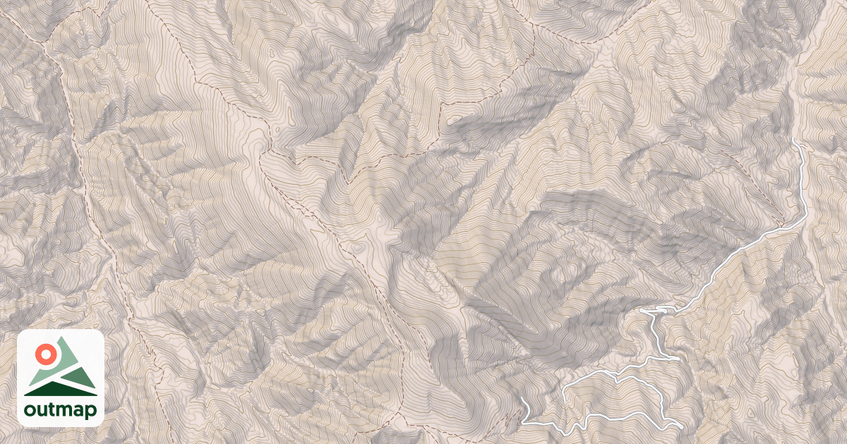 Map of Elk Mountain