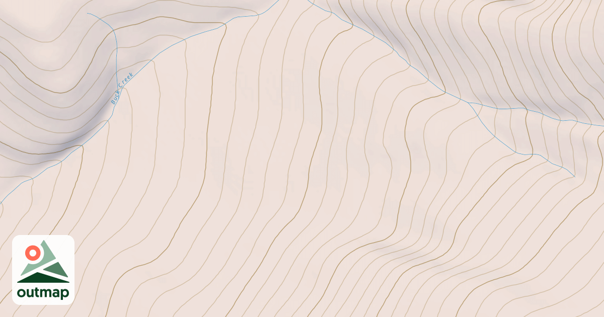 Map of HOWARD FLAT SPUR