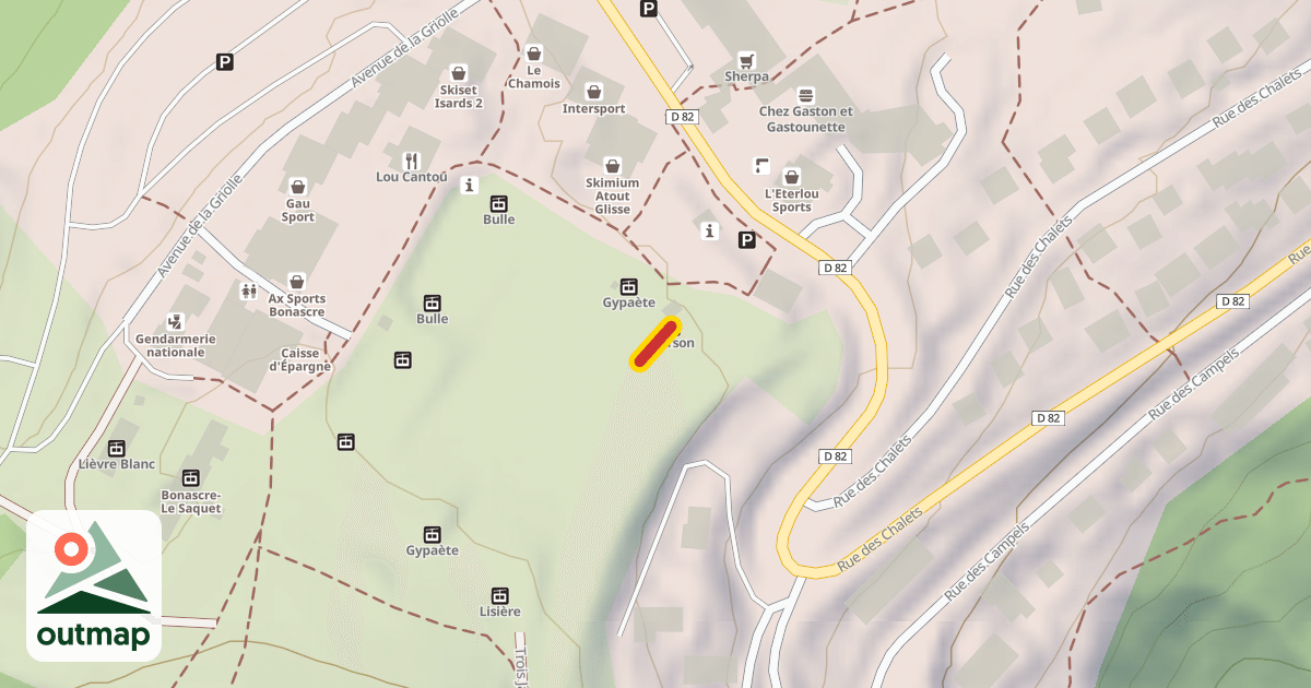 Map of Ourson