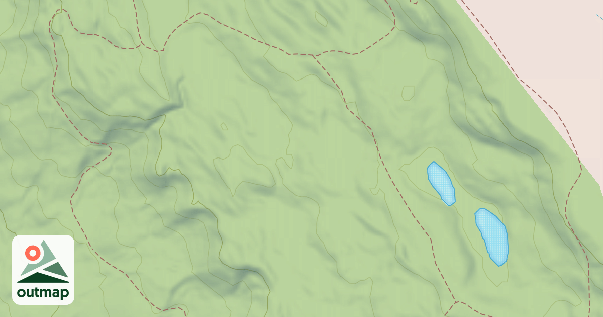 Map of Beaver Pond Pass