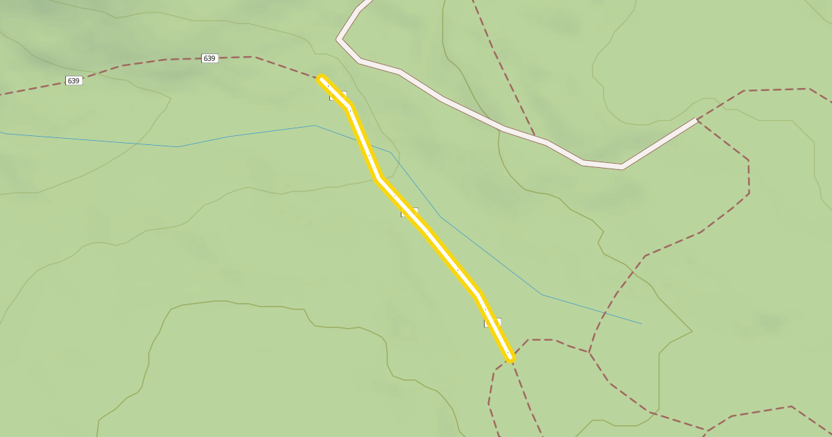 Map preview of Lily Lake Trail #639