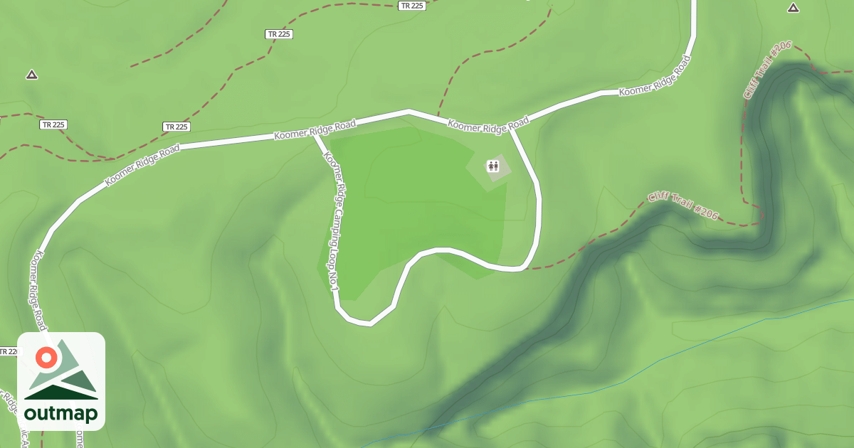 Map of KOOMER LOOP