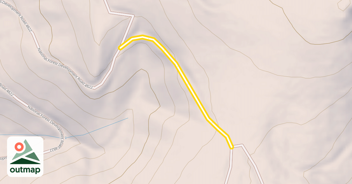 Map of Mt. Amabilis FS Rd 4822