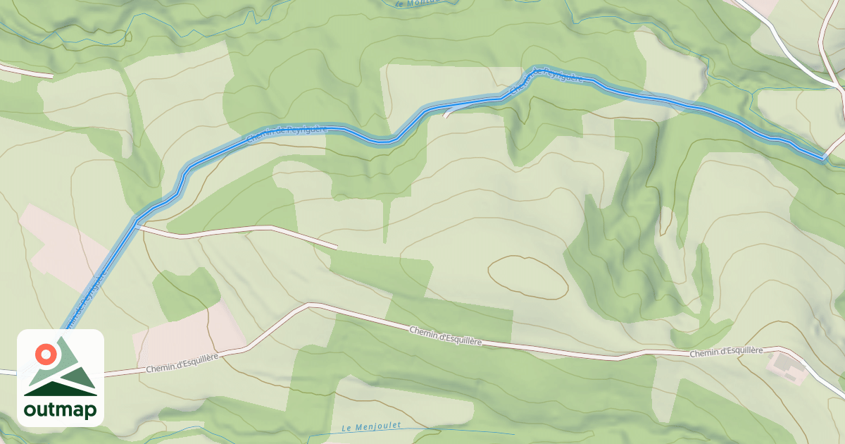 Map of Chemin de Peyriguère