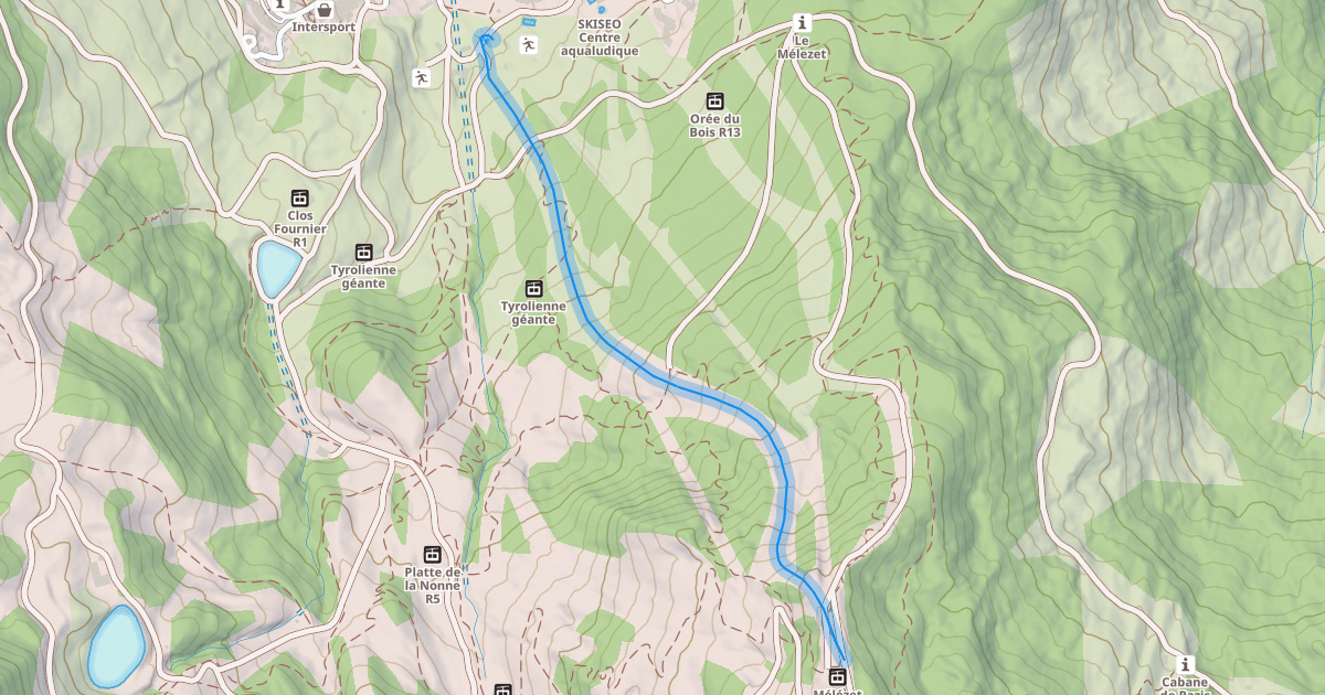 Map preview of Les Sources