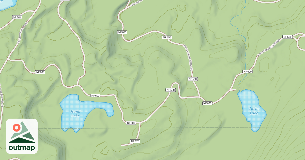 Map of USFS Motor Vehicle Use Map Roads {645D1DE6-9C52-4245-B49A-803684959971}