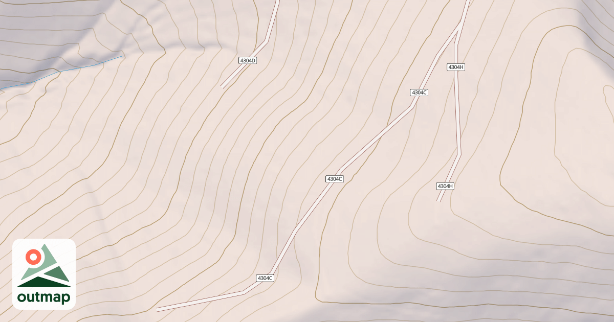 Map of Deadman South Atv Spur C