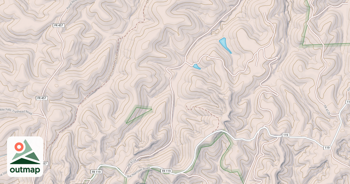 Map of SPRUCE BRANCH