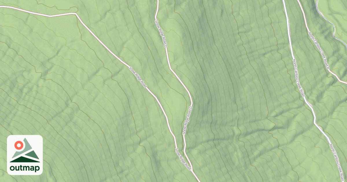 Map of SNOW RIDGE D