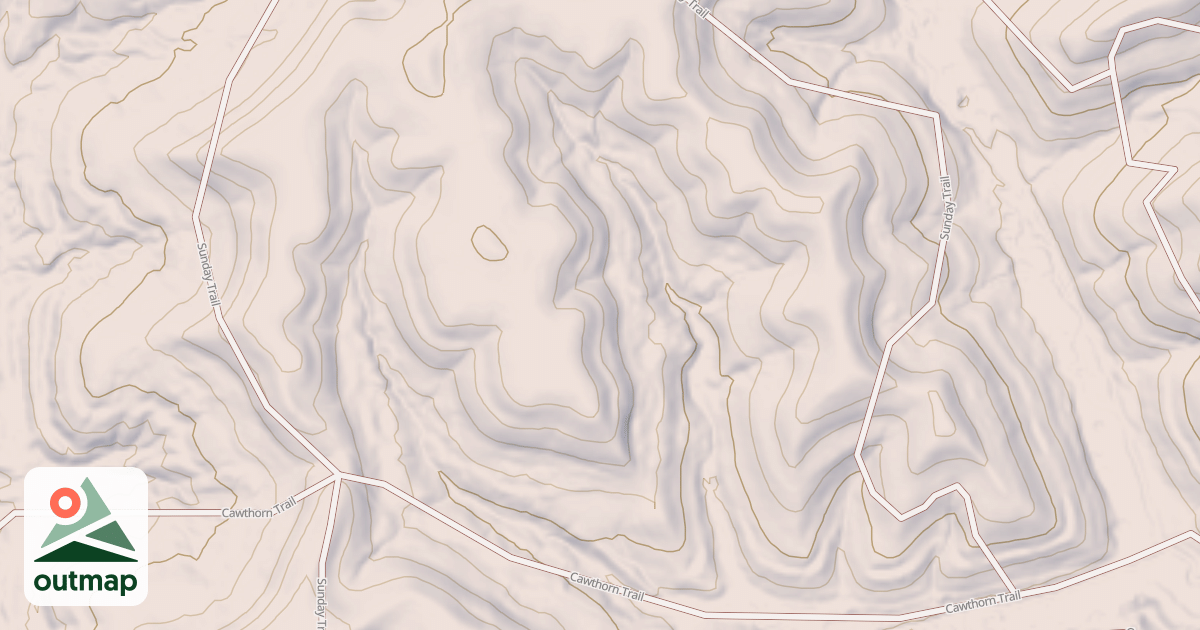 Map of SUNDAY TRAIL