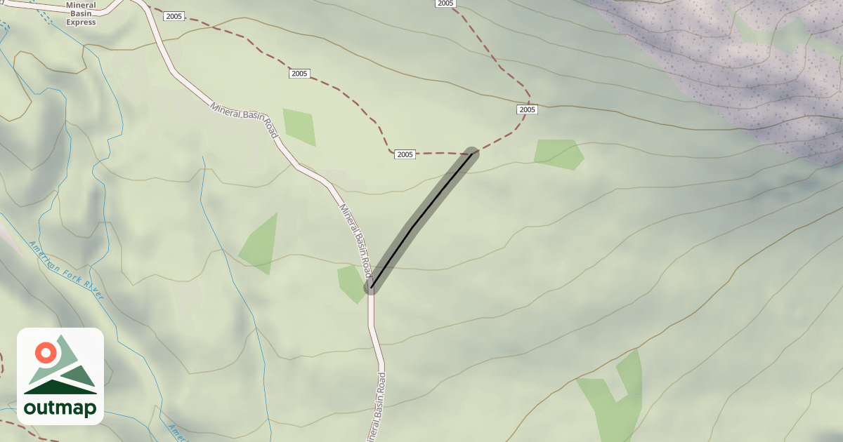 Map of Sugarloaf Pass Trail