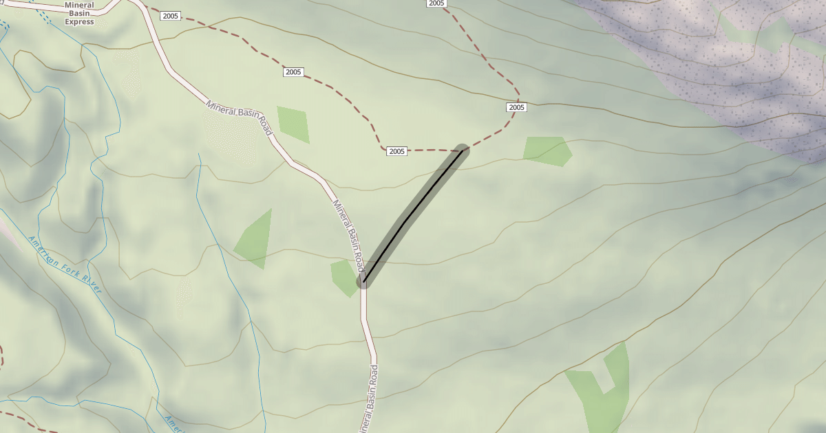 Map preview of Sugarloaf Pass Trail