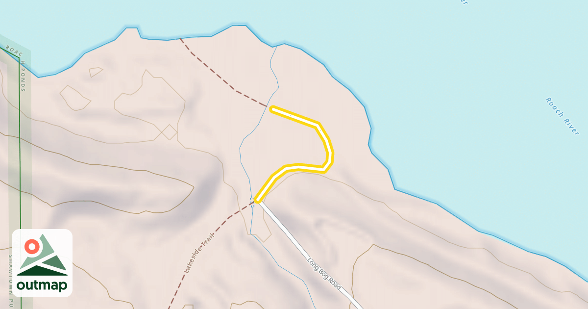 Map of Long Bog Road