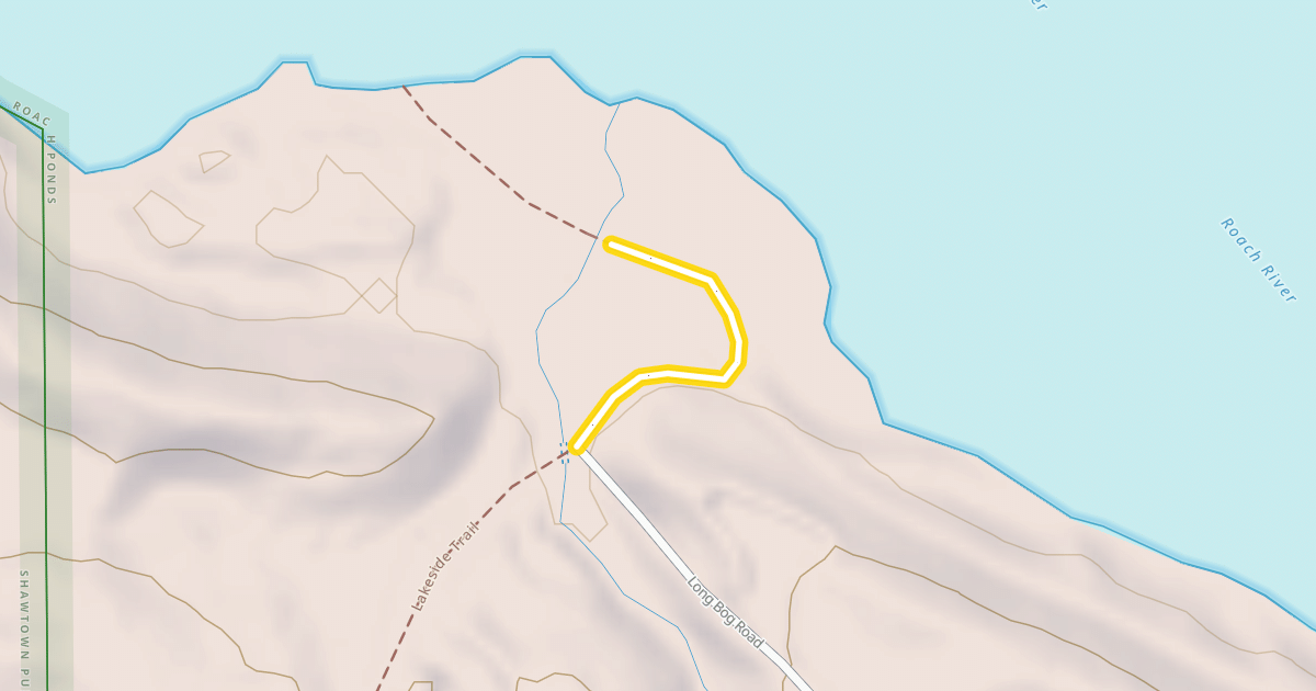 Map preview of Long Bog Road