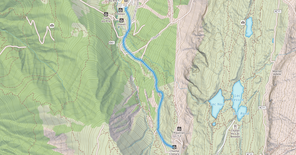 Map preview of L'Olmet