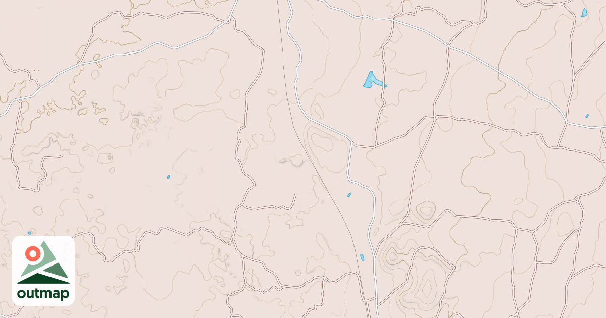 Map of HOLLENBECK BUTTE W