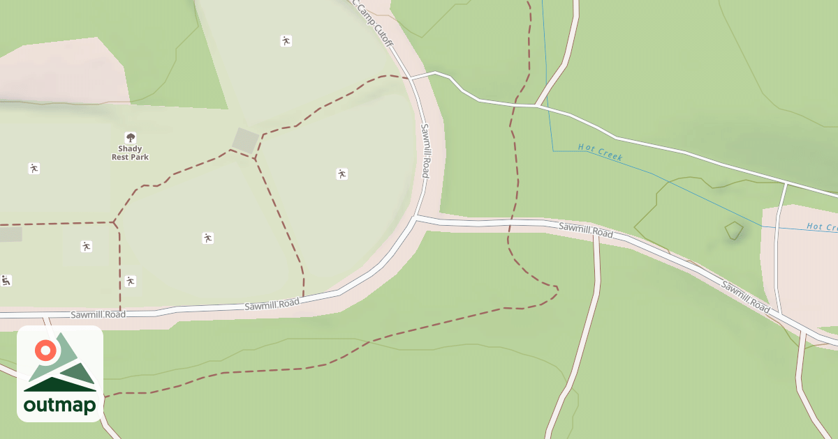 Map of A-Sawmill Cutoff Sm
