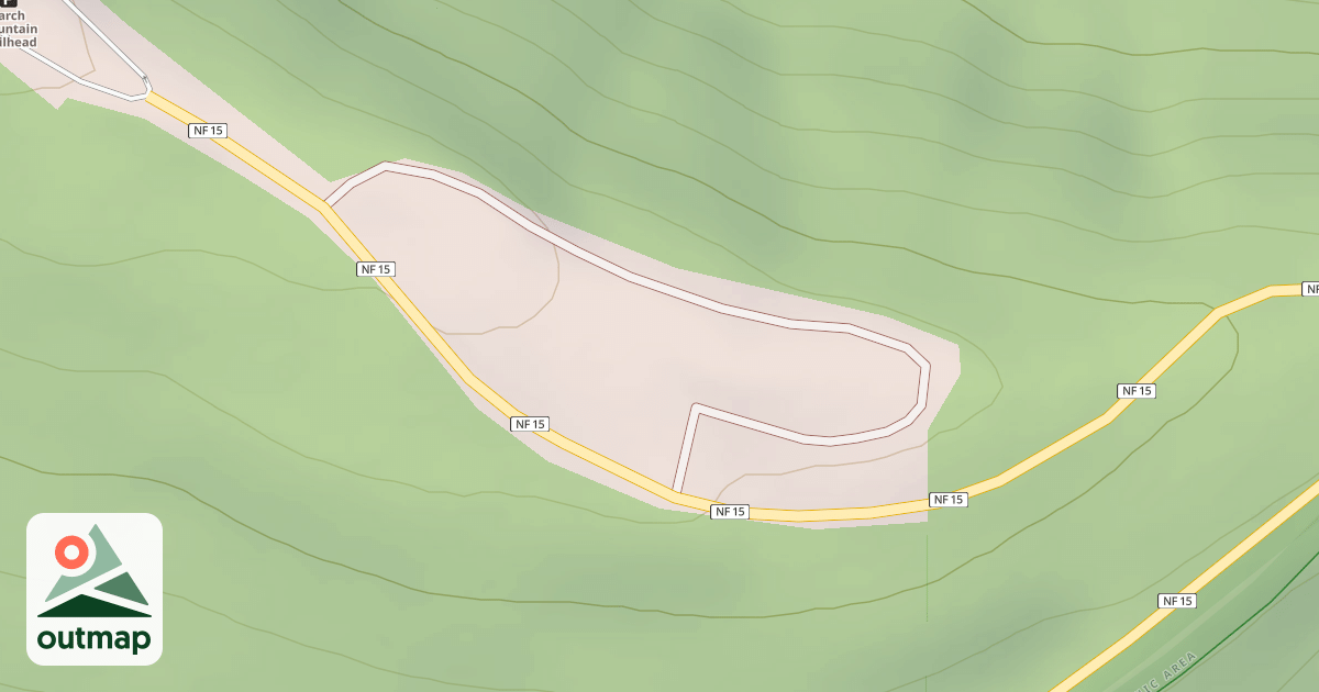 Map of LARCH MTN. OVERFLOW