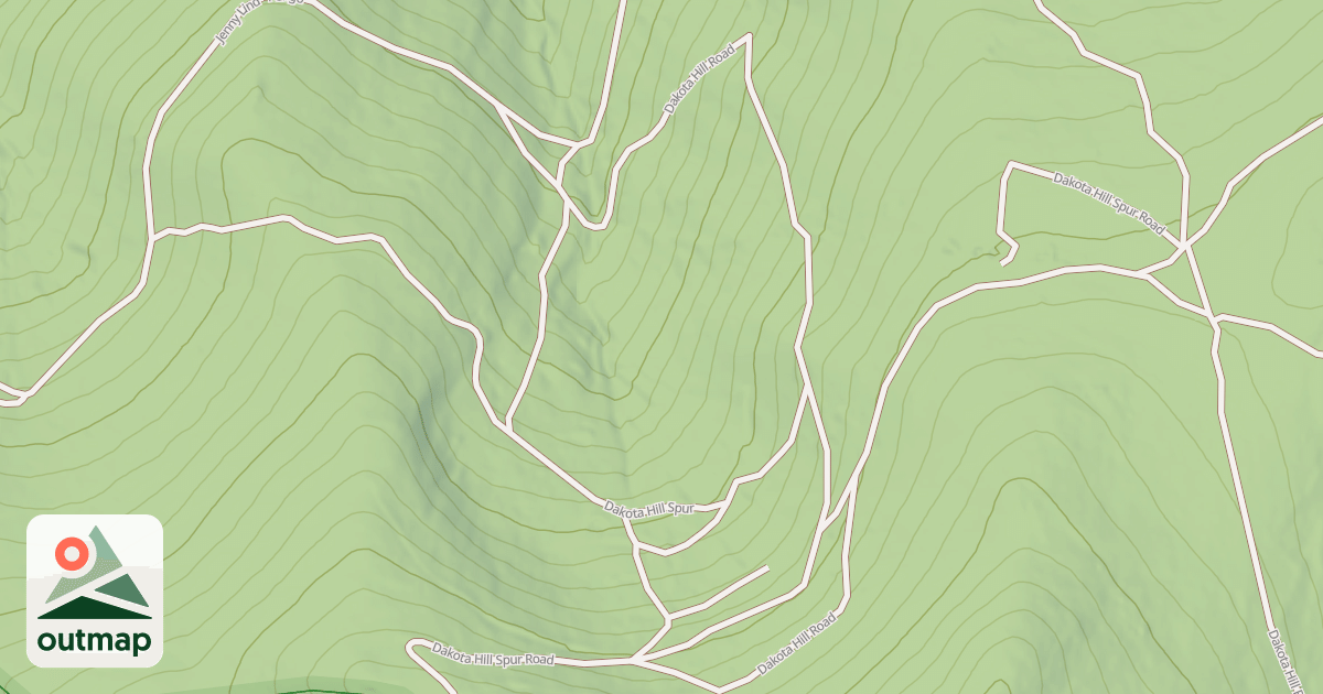 Map of DAKOTA HILL