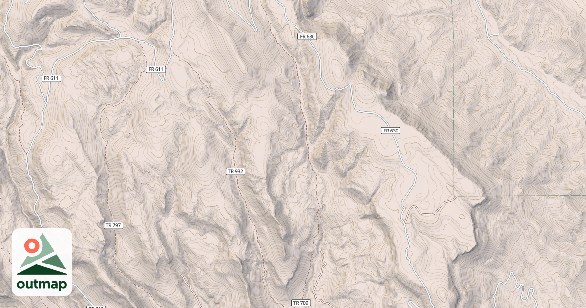 Map of Bear Creek