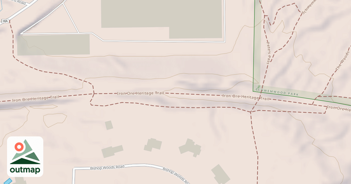 Map of Iron Ore Heritage Trail