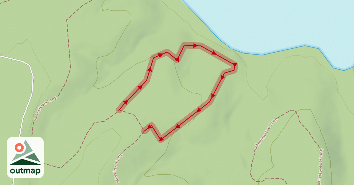 Map of Lakeview I Loop