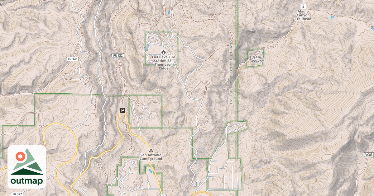 Map of THOMPSON RIDGE