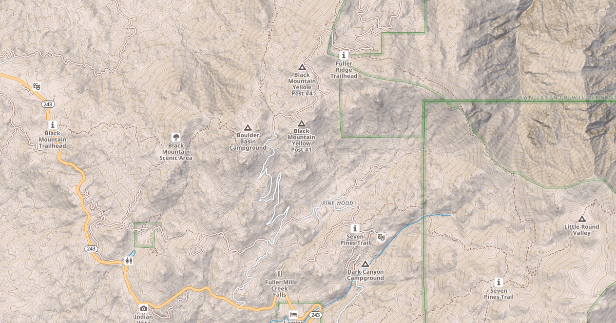 Map preview of BLACK MOUNTAIN