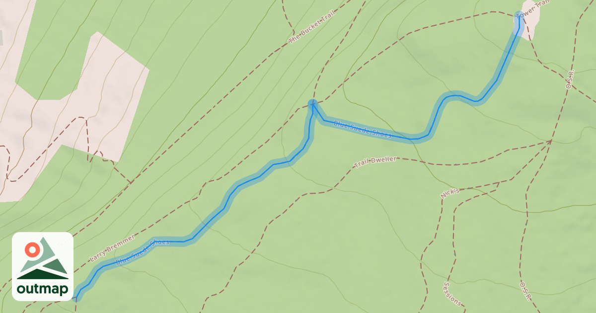 Map of Blue Suede Shoes