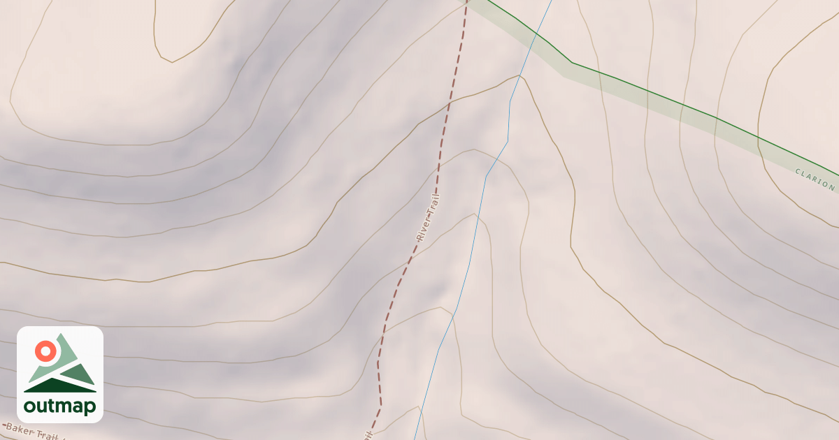Map of Cook Forest State Park Trails