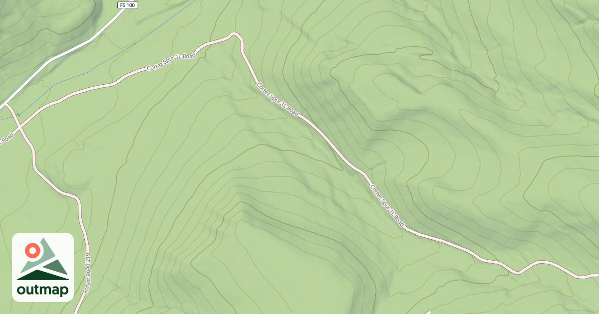Map of CORTEZ SPUR 1L