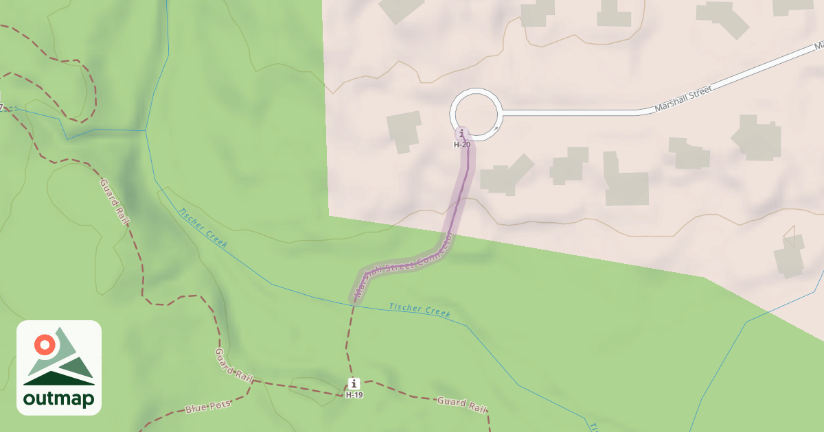 Map of Marshall Street Connector
