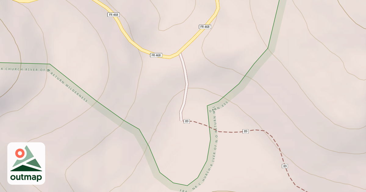 Map of (FDR) HABEL'S CAMP