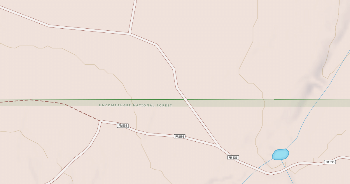 Map preview of USFS National Forest System Roads {D27C6464-1492-4E94-B648-56252CE44ACE}