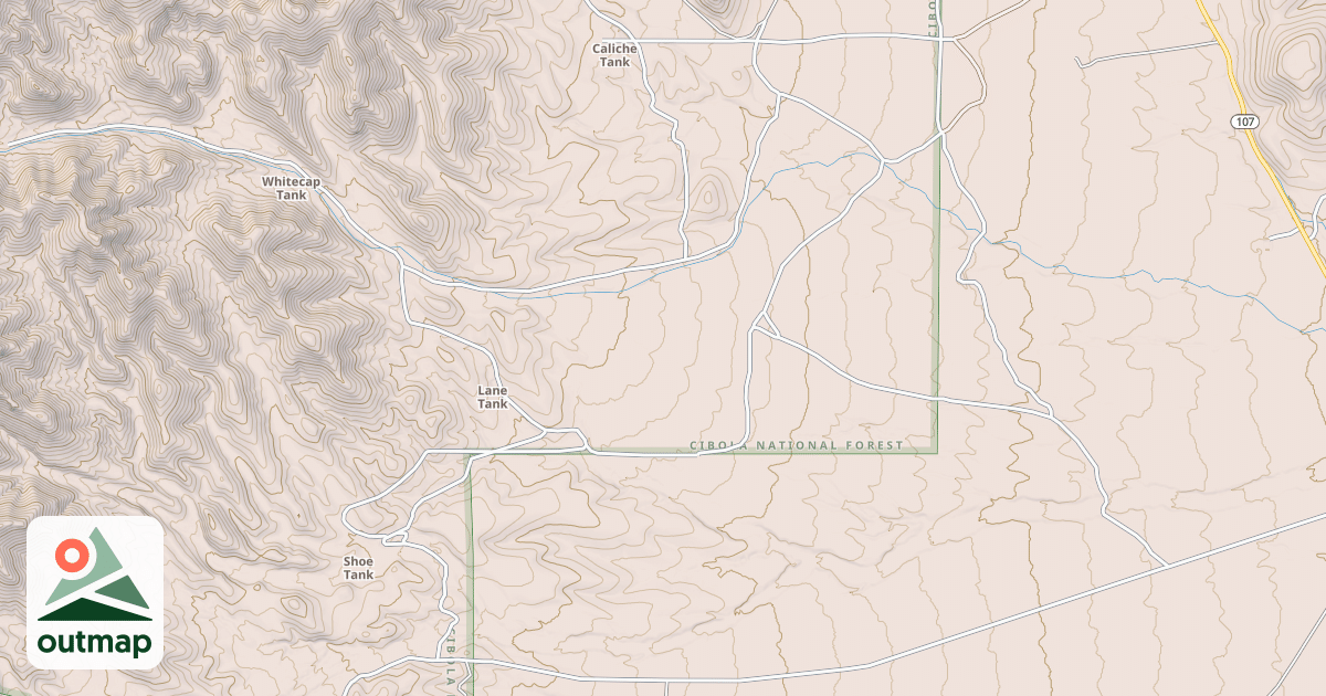 Map of ROSEDALE CUTOFF