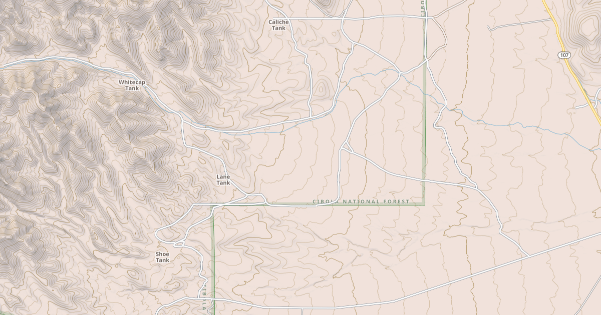 Map preview of ROSEDALE CUTOFF