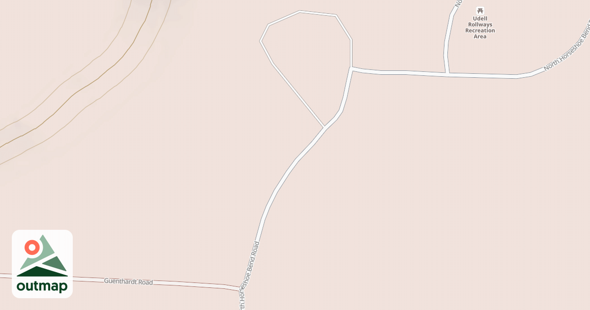 Map of UDELL ROLLWAYS DAY USE