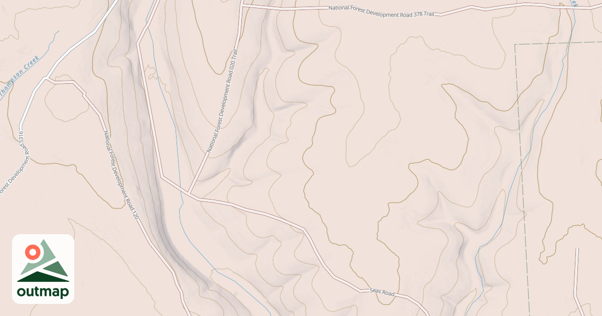 Map of USFS National Forest System Roads {E07E1D1C-D8A6-4798-9167-E3519572D166}