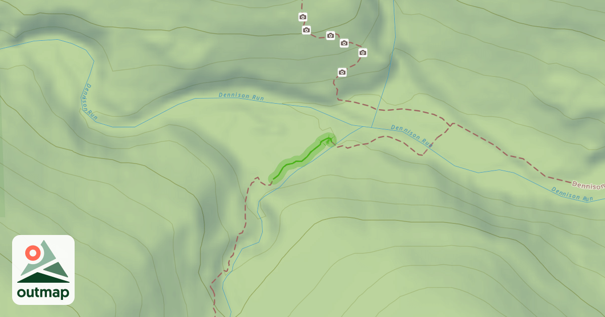 Map of Dennison Run Trail