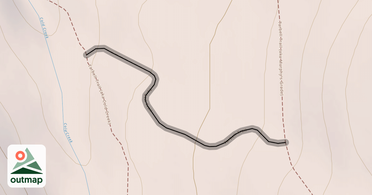 Map of Tarbell Trail
