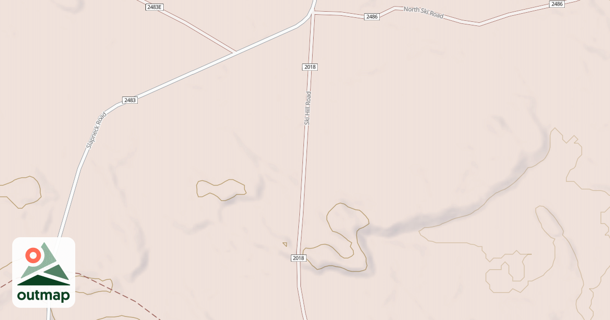 Map of SKI HILL