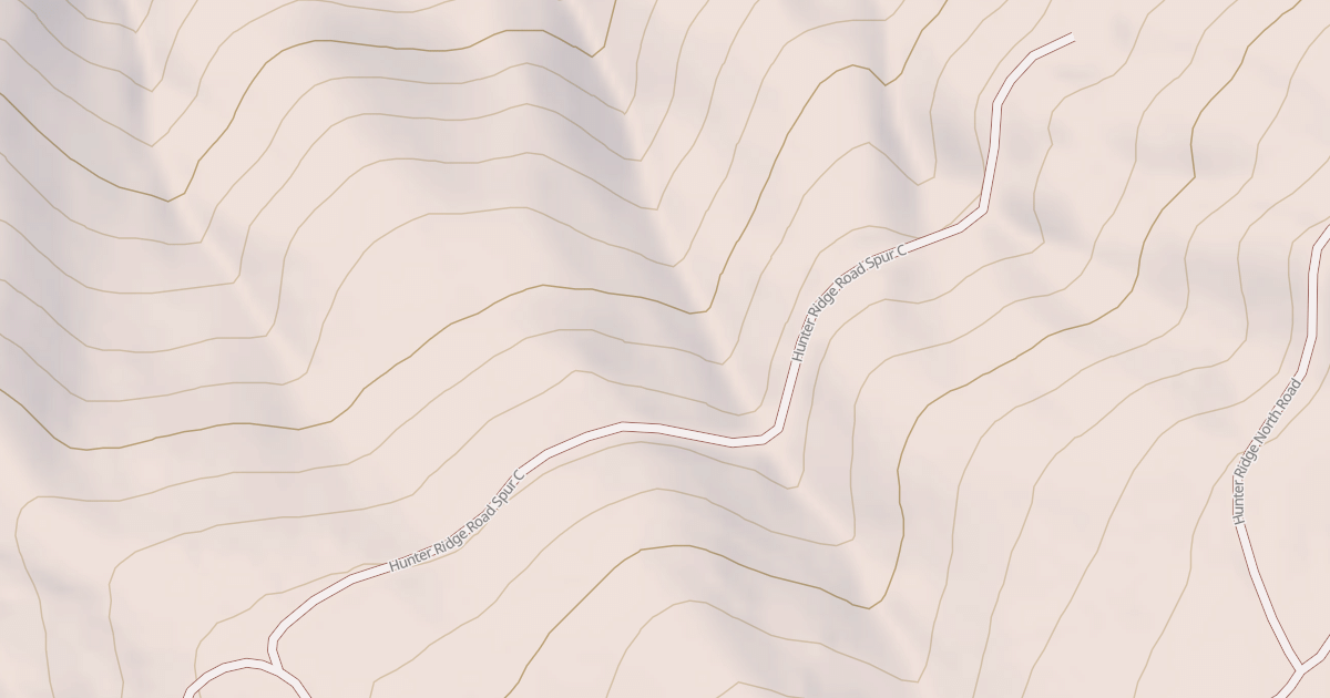 Map preview of HUNTER RIDGE SPUR C