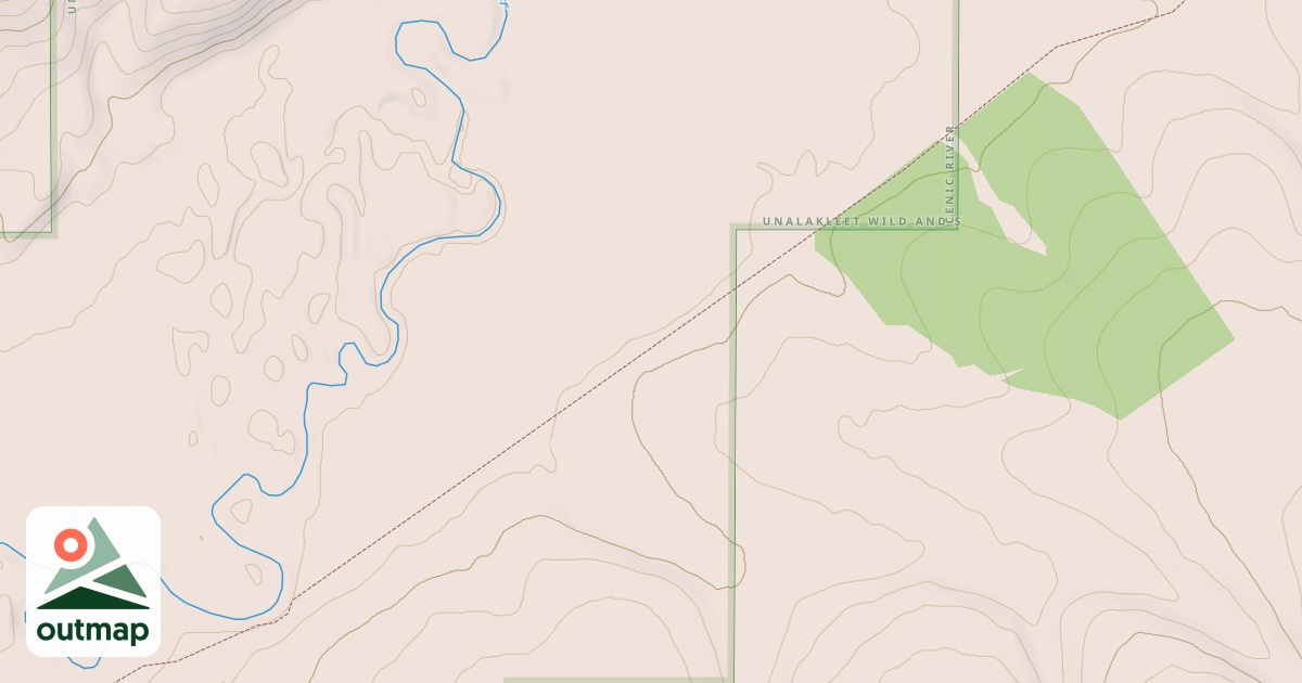 Map of Iditarod National Historic Trail
