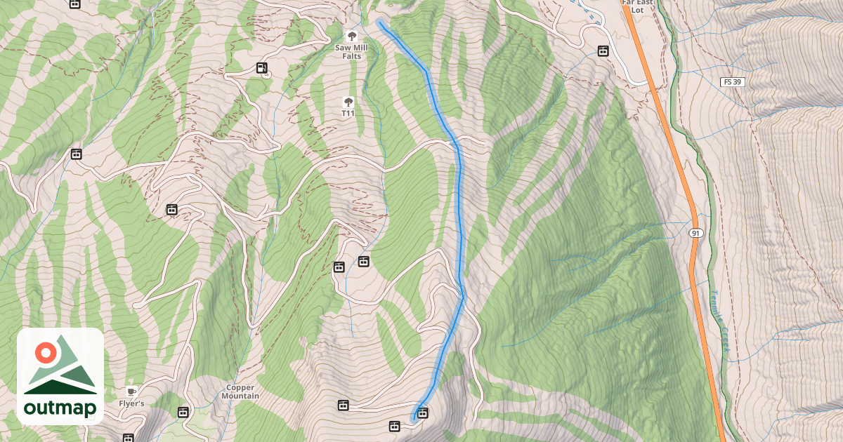 Map of Andy's Encore
