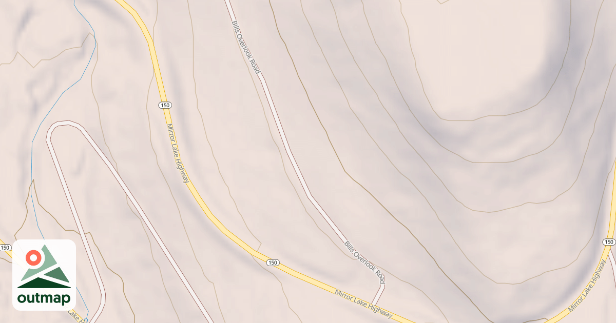 Map of BILLS OVERLOOK