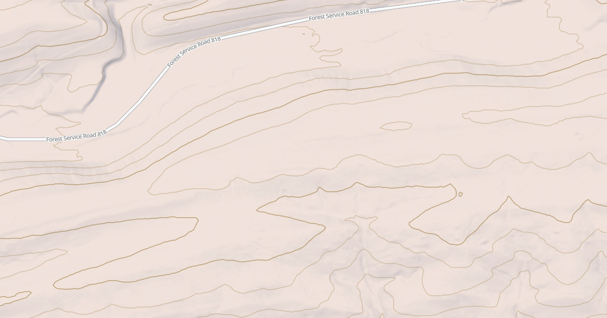 Map preview of USFS National Forest System Roads {44EB3833-B3D7-44C0-8283-36DD5AC8D8E1}